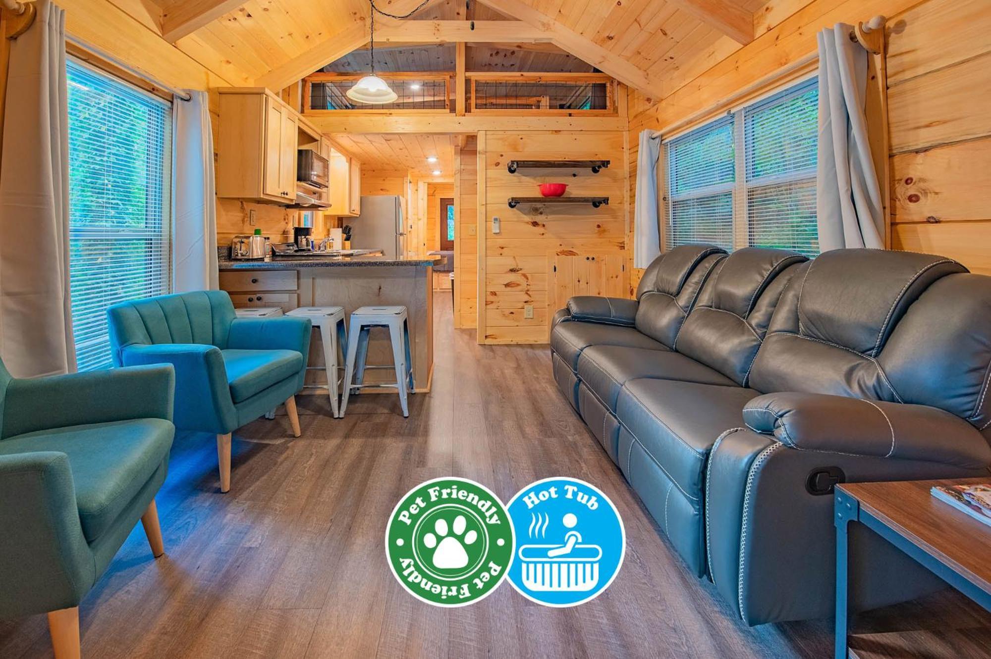 Tiny Cabin Village Private Hot Tub Lynda Cabin Chattanooga Buitenkant foto