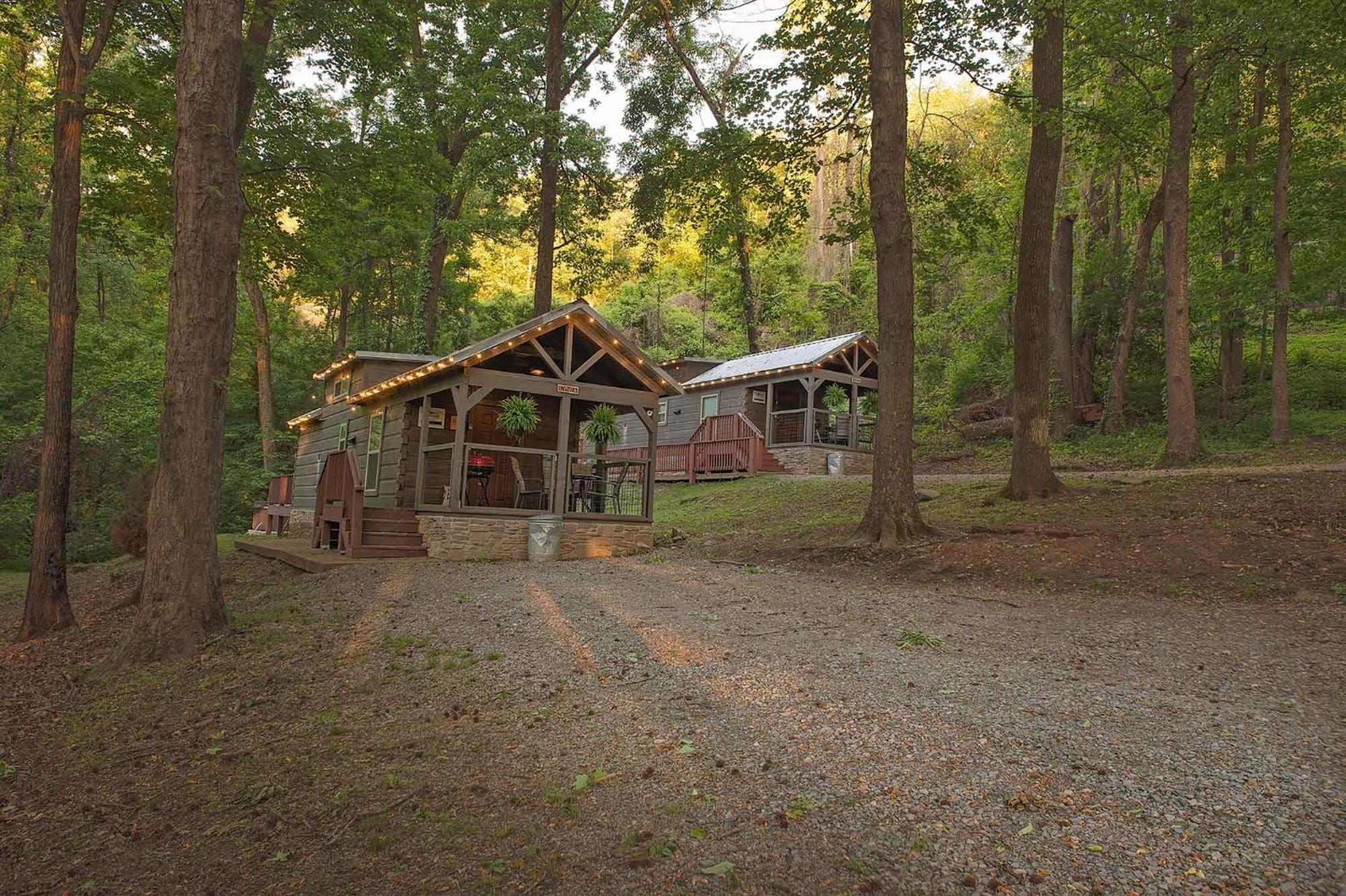 Tiny Cabin Village Private Hot Tub Lynda Cabin Chattanooga Buitenkant foto