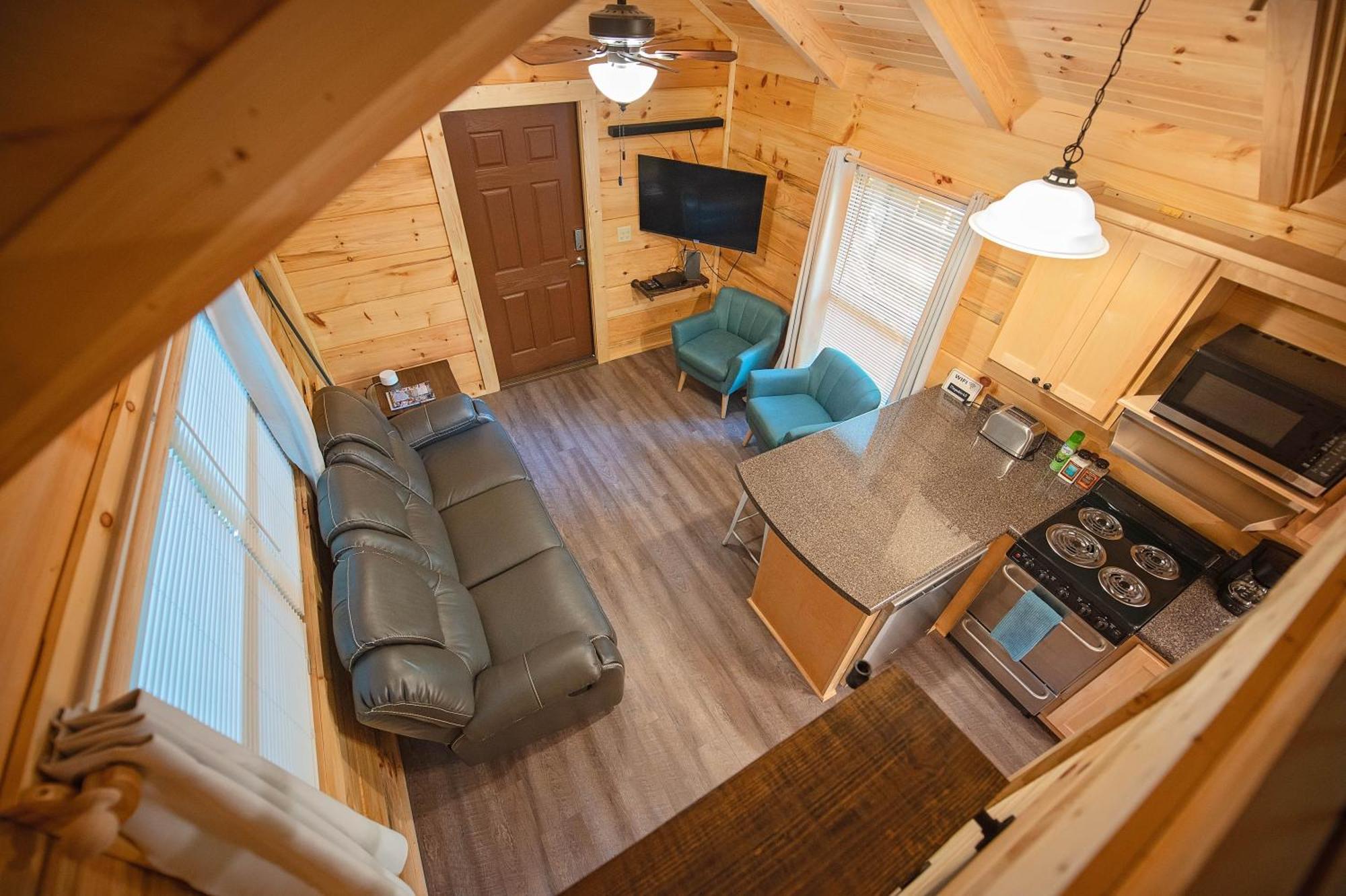 Tiny Cabin Village Private Hot Tub Lynda Cabin Chattanooga Buitenkant foto