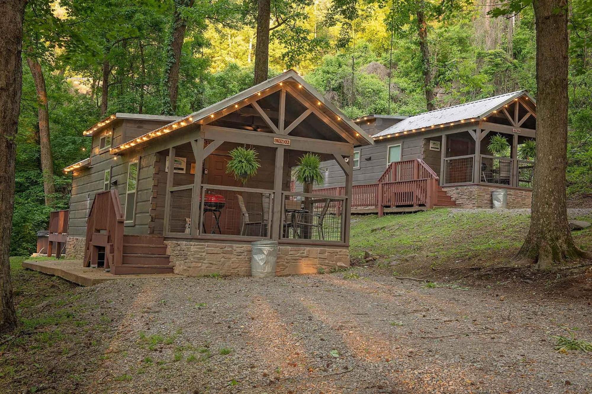 Tiny Cabin Village Private Hot Tub Lynda Cabin Chattanooga Buitenkant foto