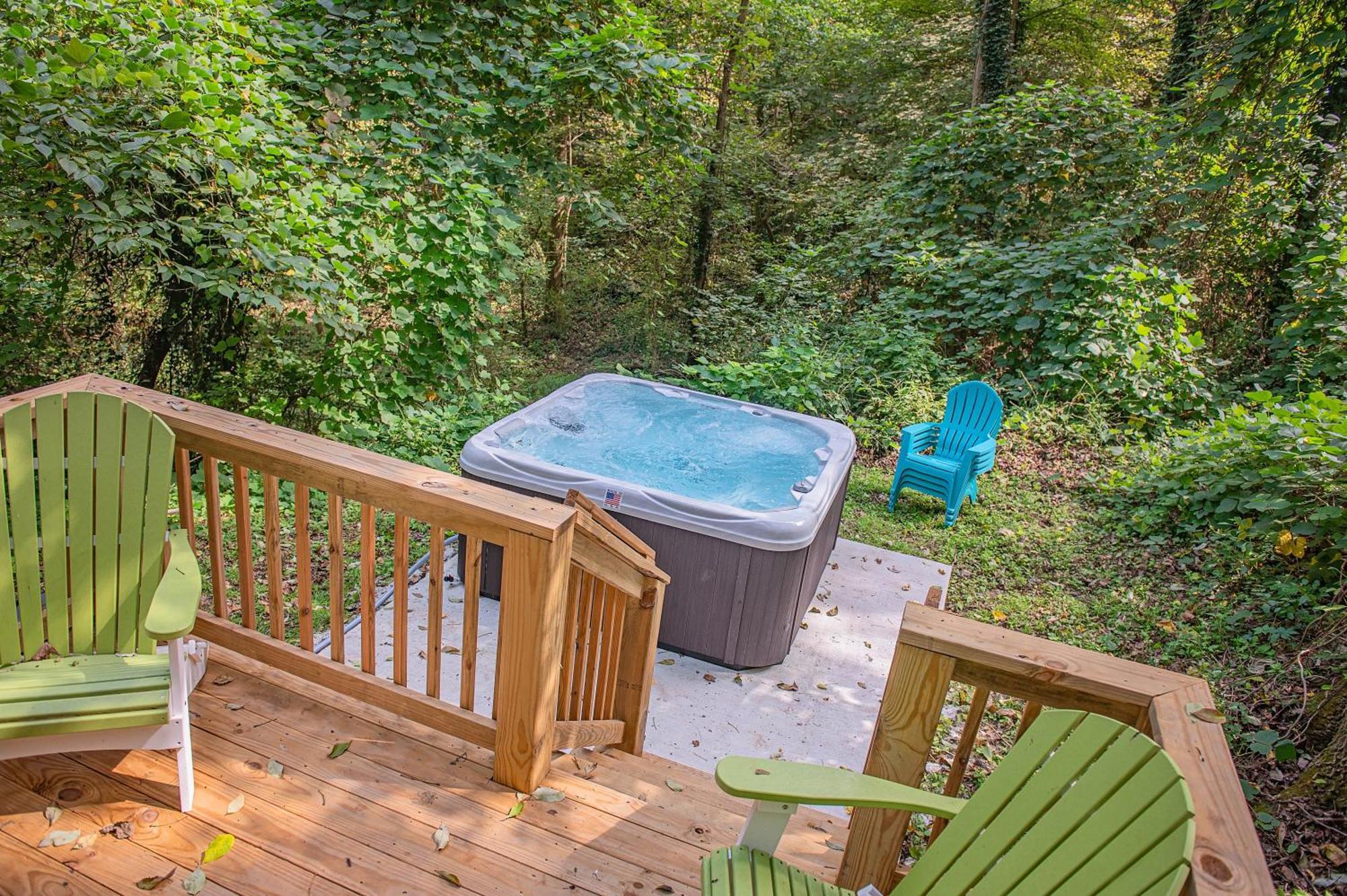 Tiny Cabin Village Private Hot Tub Lynda Cabin Chattanooga Buitenkant foto